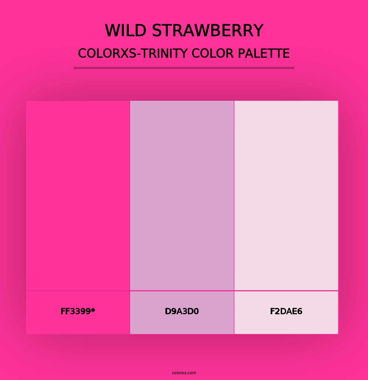 Wild Strawberry - Colorxs Trinity Palette