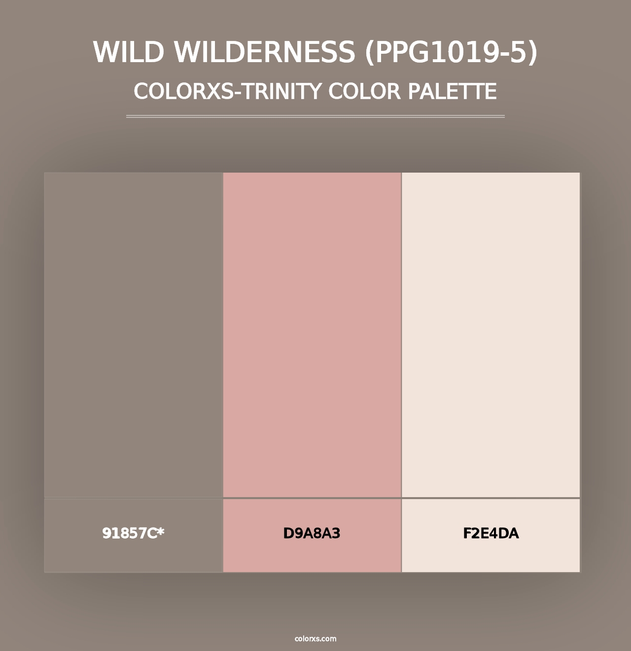 Wild Wilderness (PPG1019-5) - Colorxs Trinity Palette