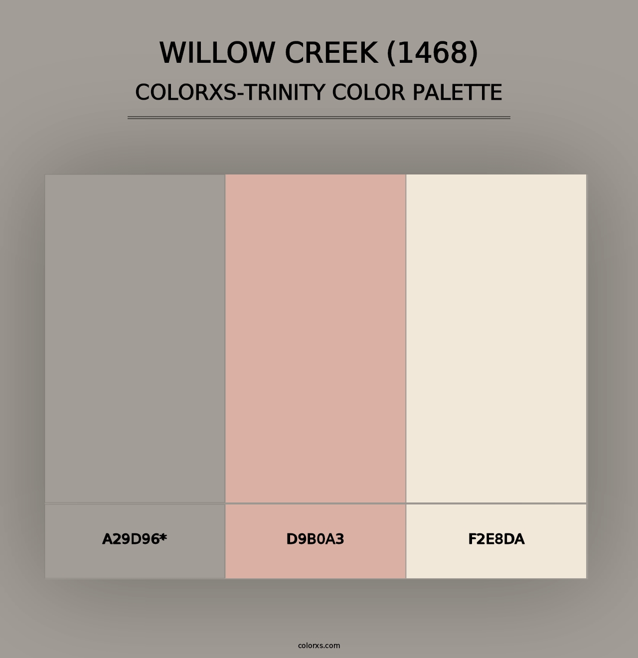 Willow Creek (1468) - Colorxs Trinity Palette