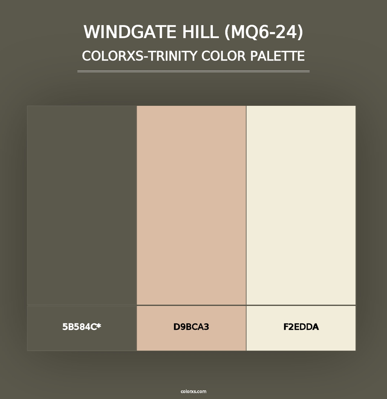 Windgate Hill (MQ6-24) - Colorxs Trinity Palette