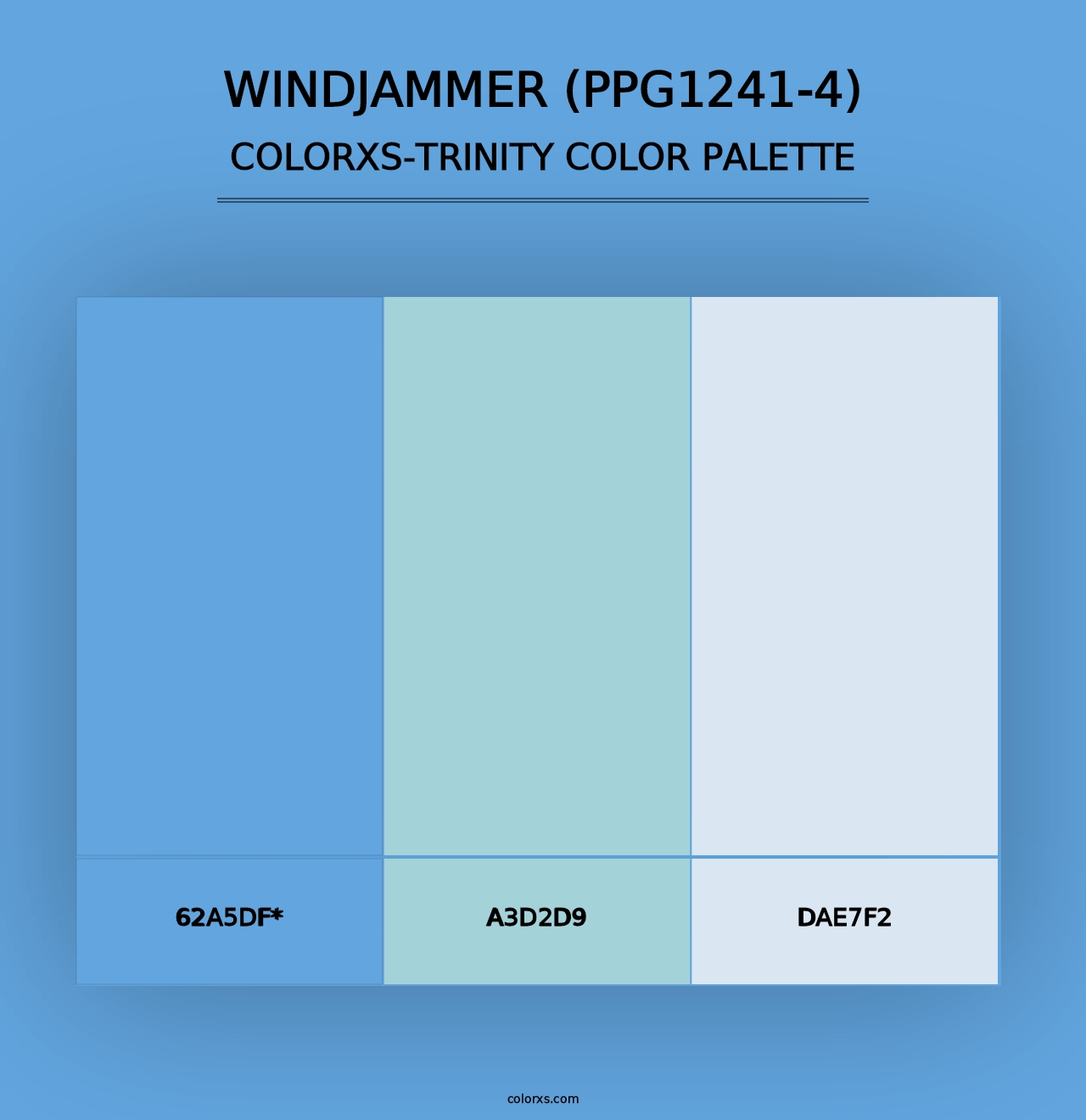 Windjammer (PPG1241-4) - Colorxs Trinity Palette