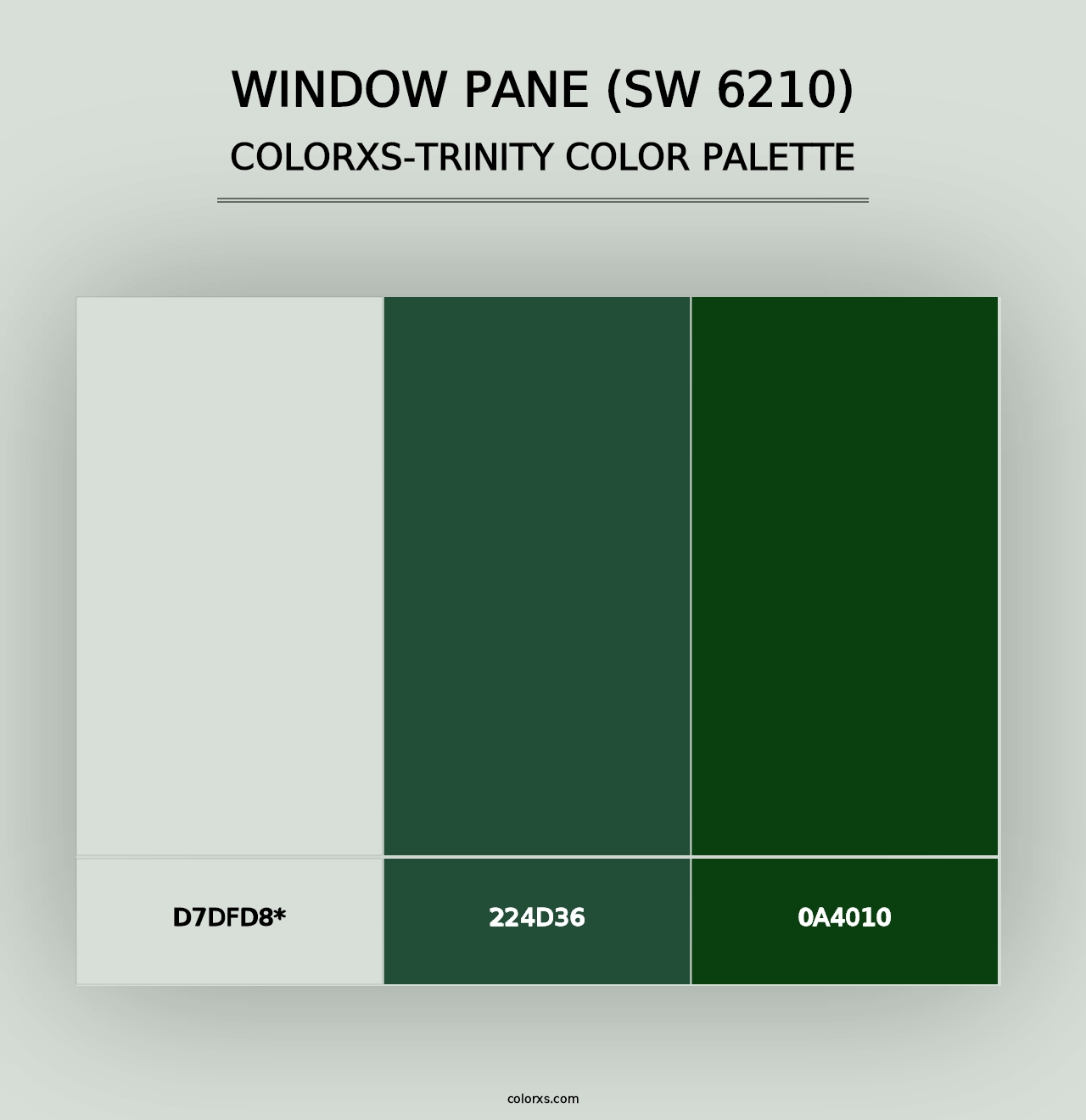 Window Pane (SW 6210) - Colorxs Trinity Palette