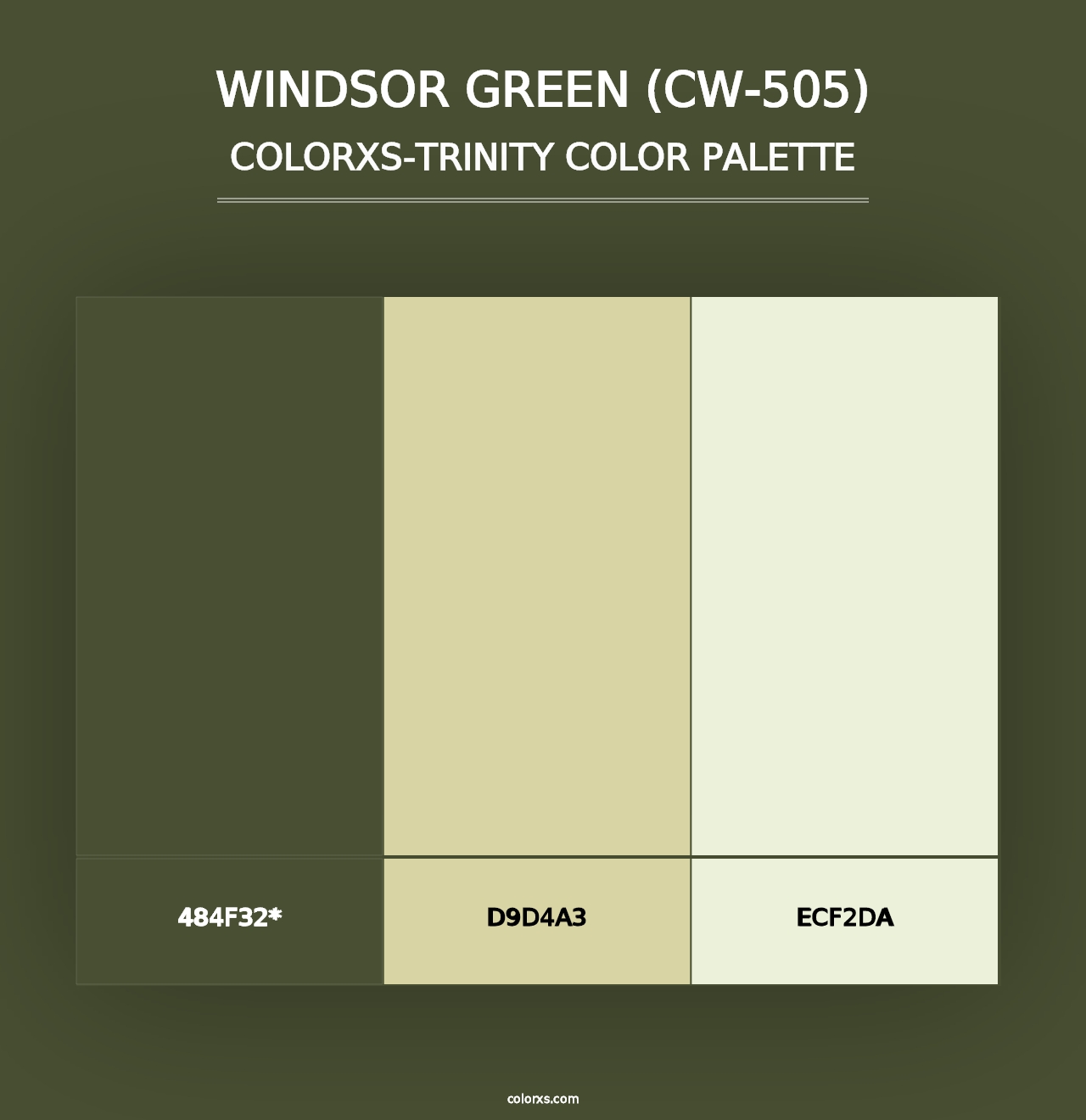 Windsor Green (CW-505) - Colorxs Trinity Palette