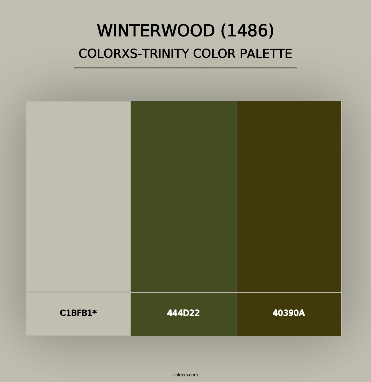 Winterwood (1486) - Colorxs Trinity Palette