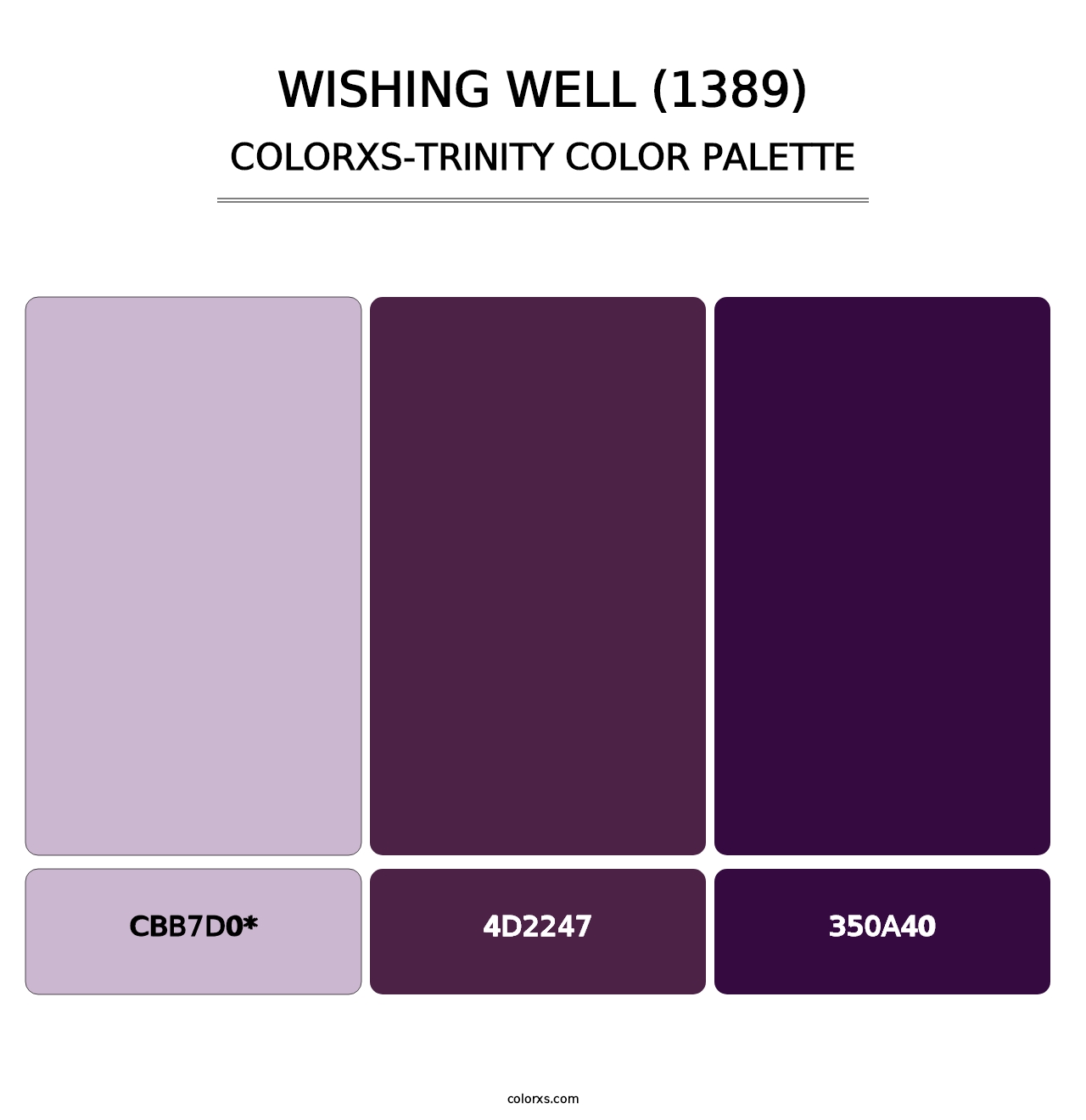 Wishing Well (1389) - Colorxs Trinity Palette