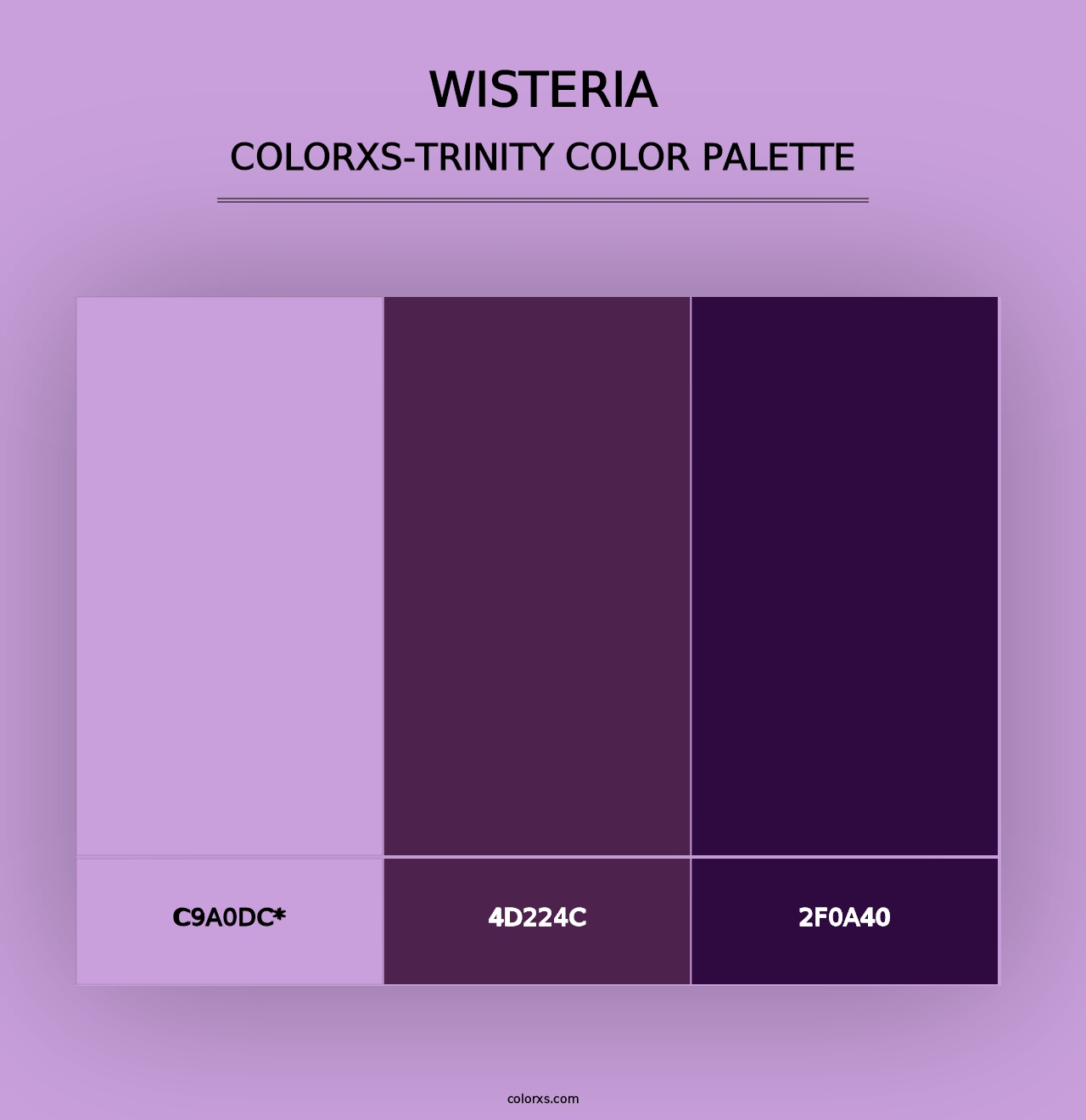 Wisteria - Colorxs Trinity Palette