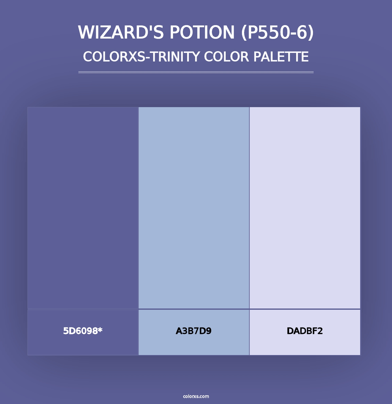 Wizard'S Potion (P550-6) - Colorxs Trinity Palette