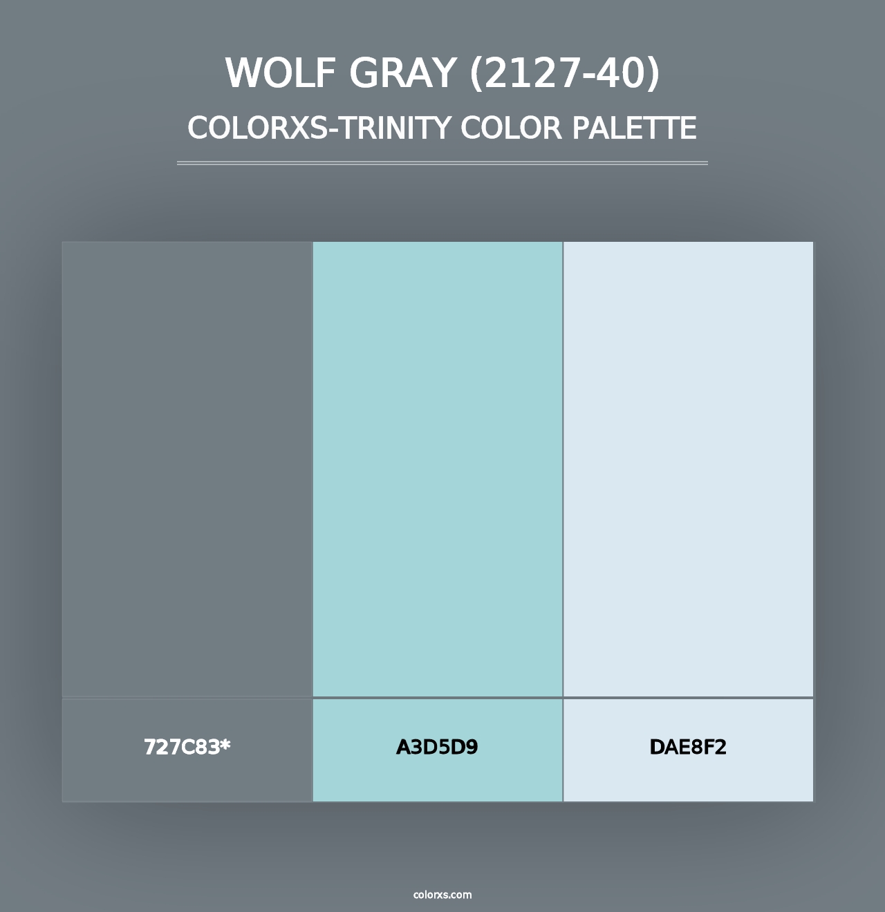 Wolf Gray (2127-40) - Colorxs Trinity Palette