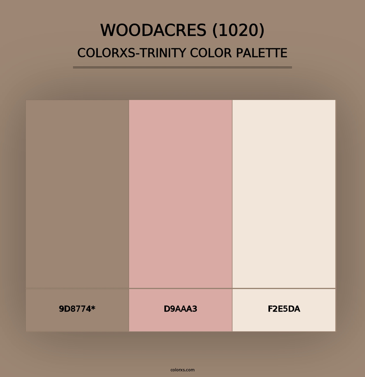 Woodacres (1020) - Colorxs Trinity Palette