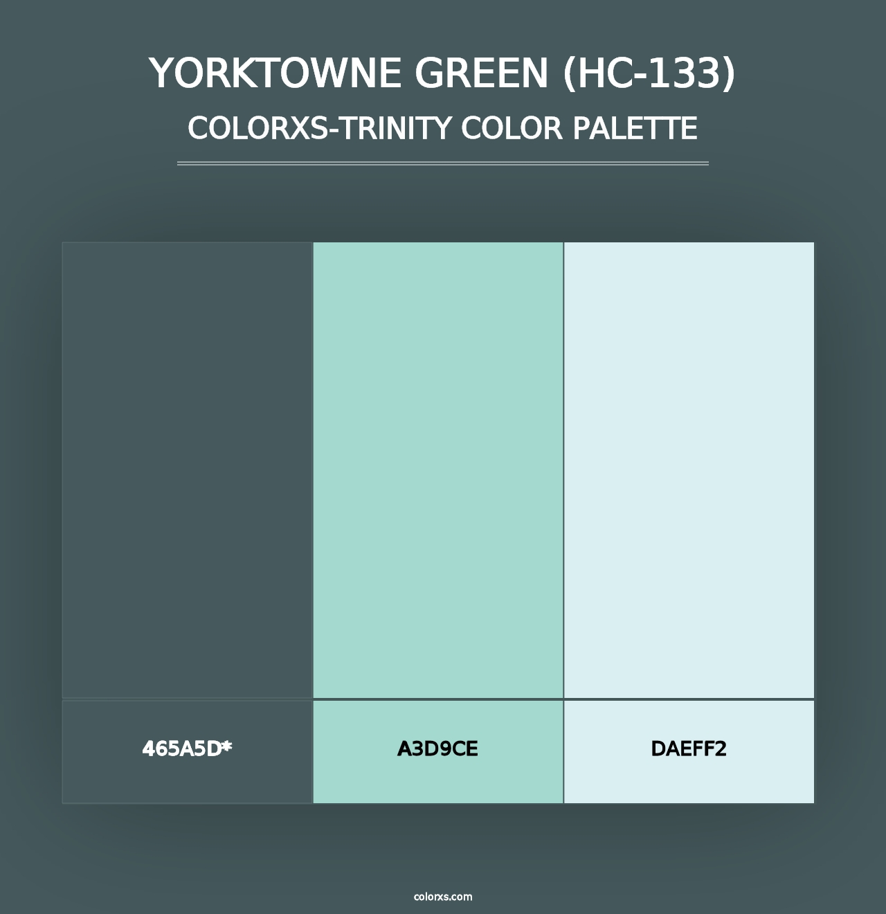 Yorktowne Green (HC-133) - Colorxs Trinity Palette