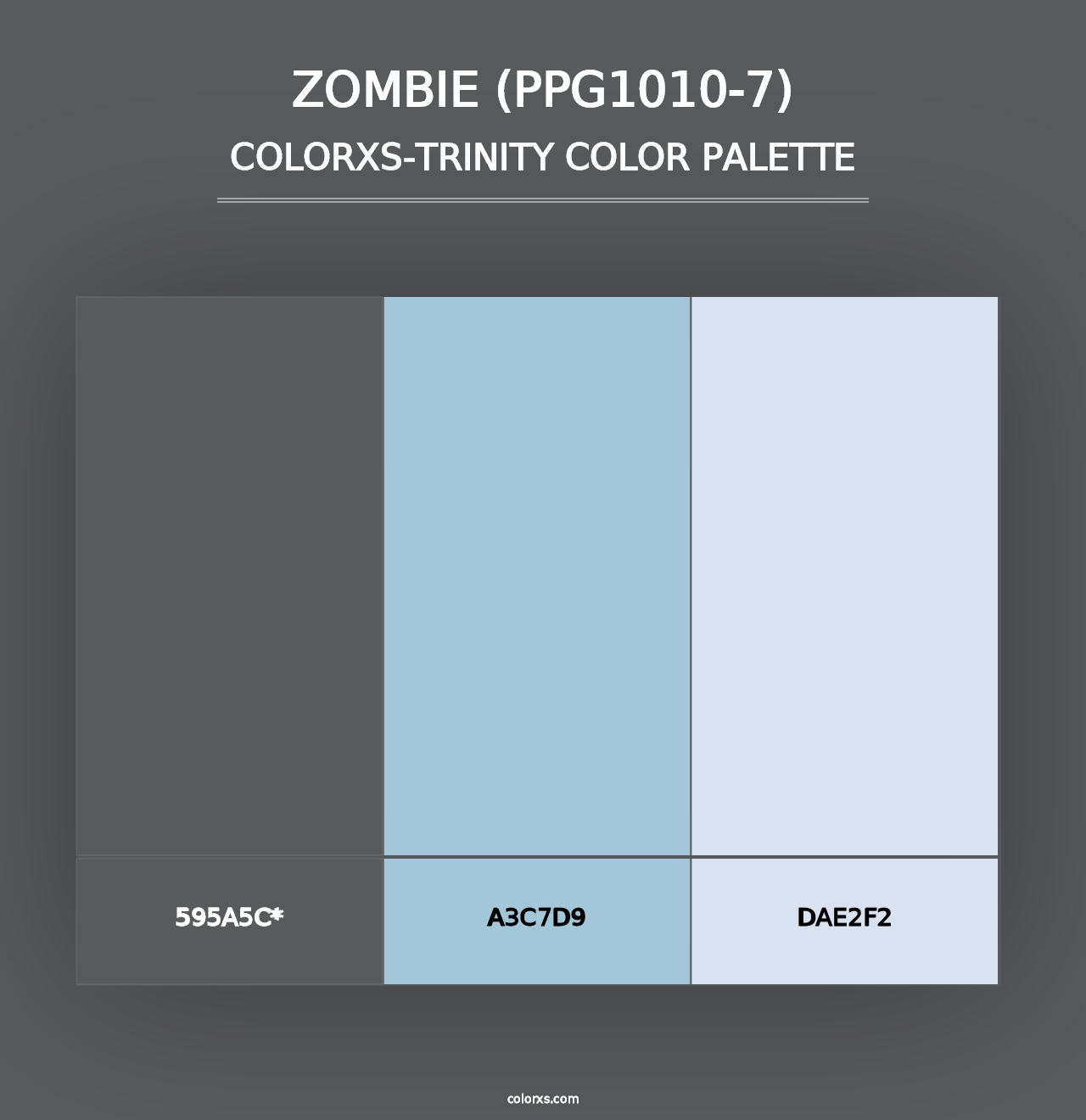 Zombie (PPG1010-7) - Colorxs Trinity Palette