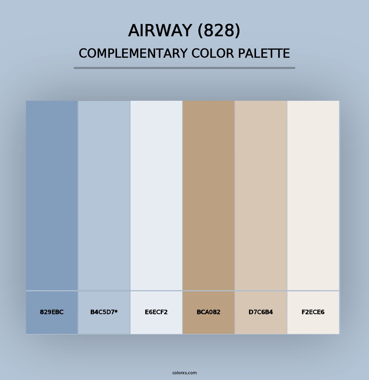 Airway (828) - Complementary Color Palette