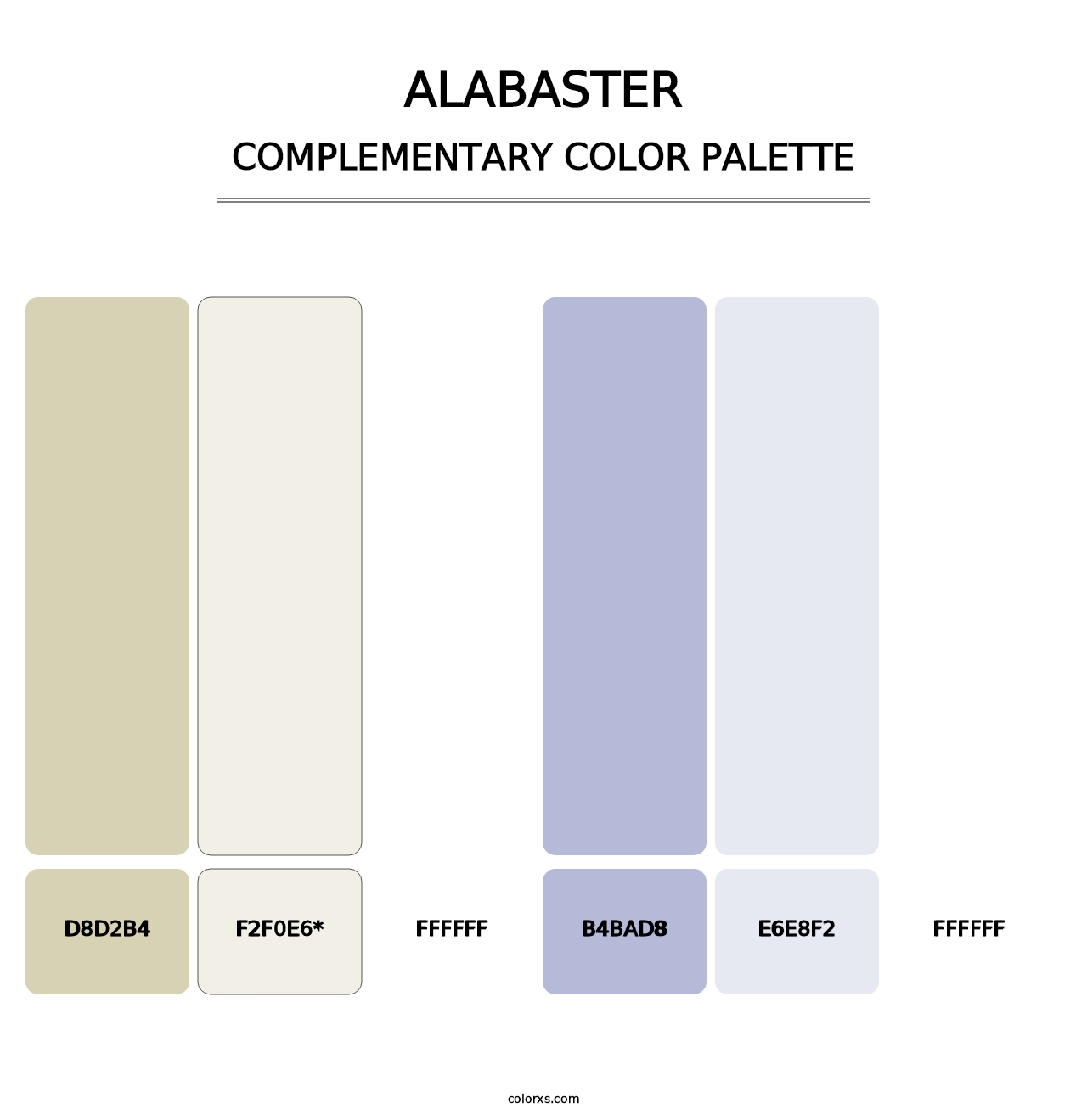 Alabaster - Complementary Color Palette