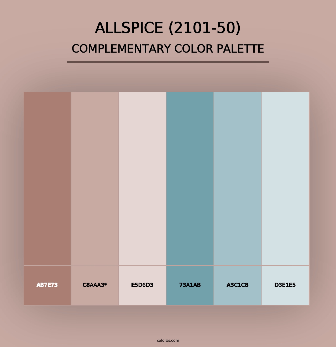 Allspice (2101-50) - Complementary Color Palette