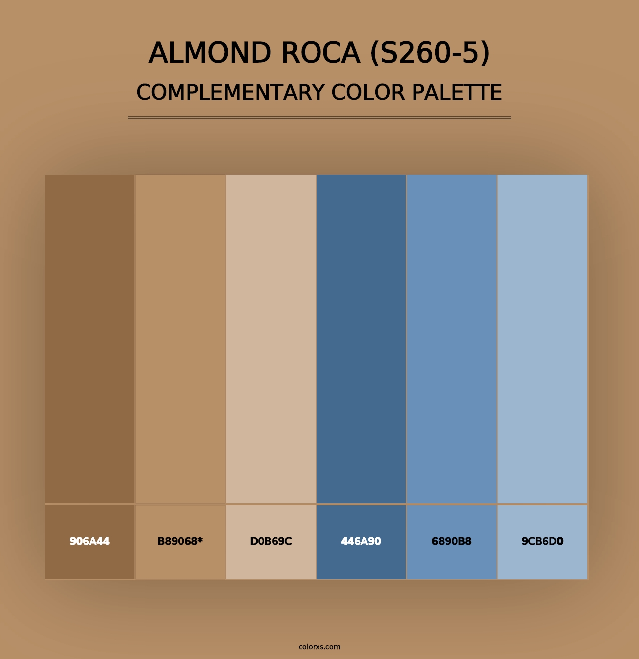 Almond Roca (S260-5) - Complementary Color Palette