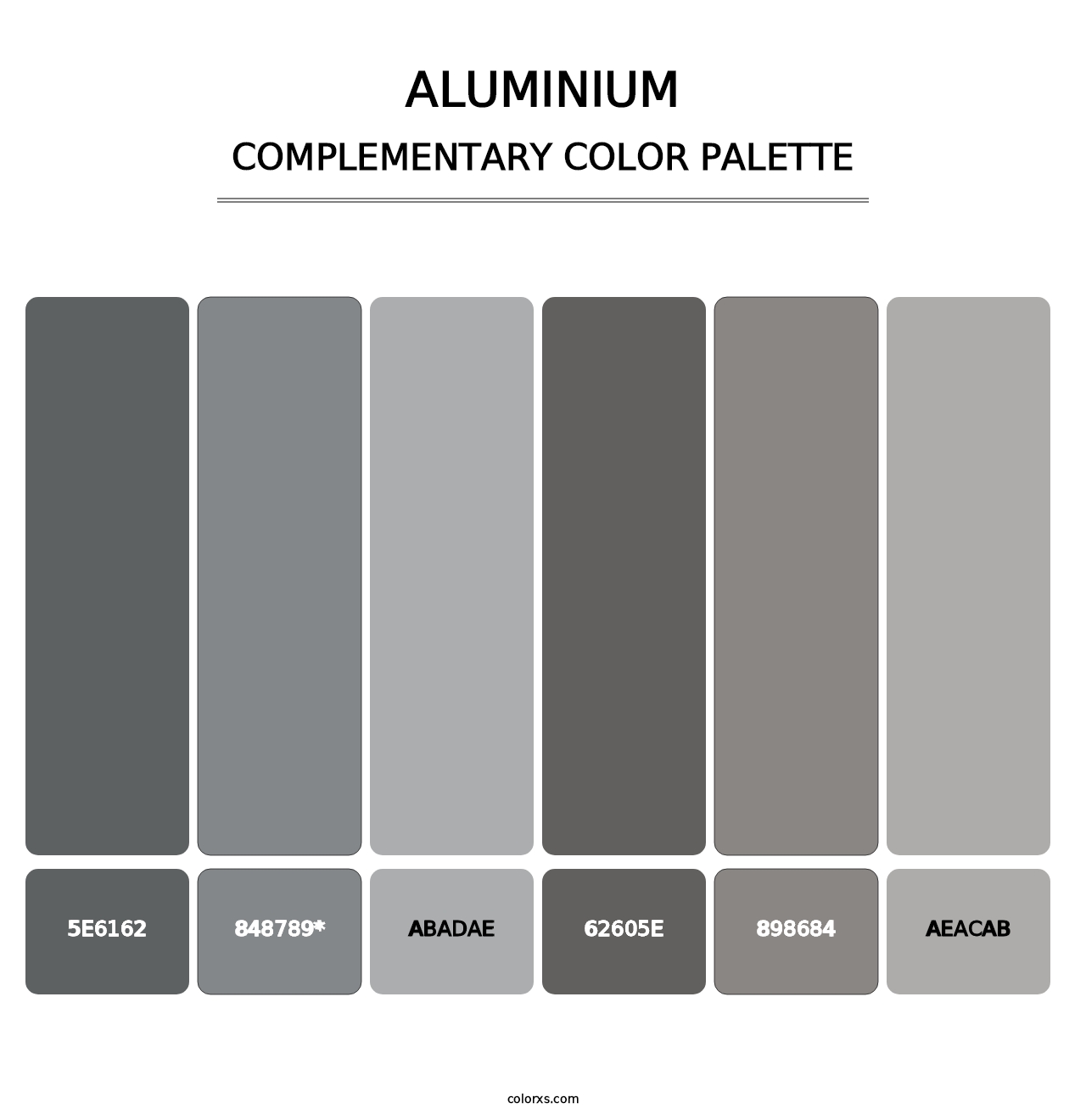 Aluminium - Complementary Color Palette