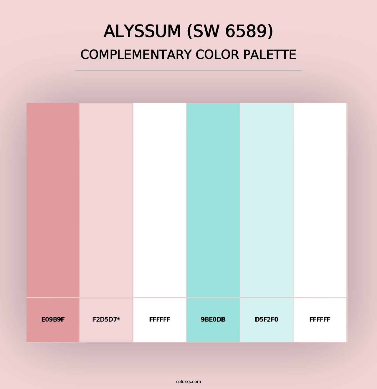 Alyssum (SW 6589) - Complementary Color Palette