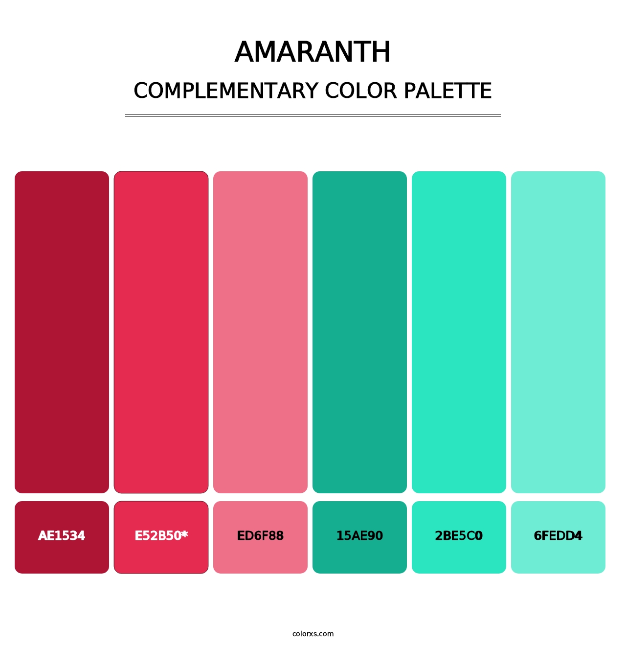 Amaranth - Complementary Color Palette