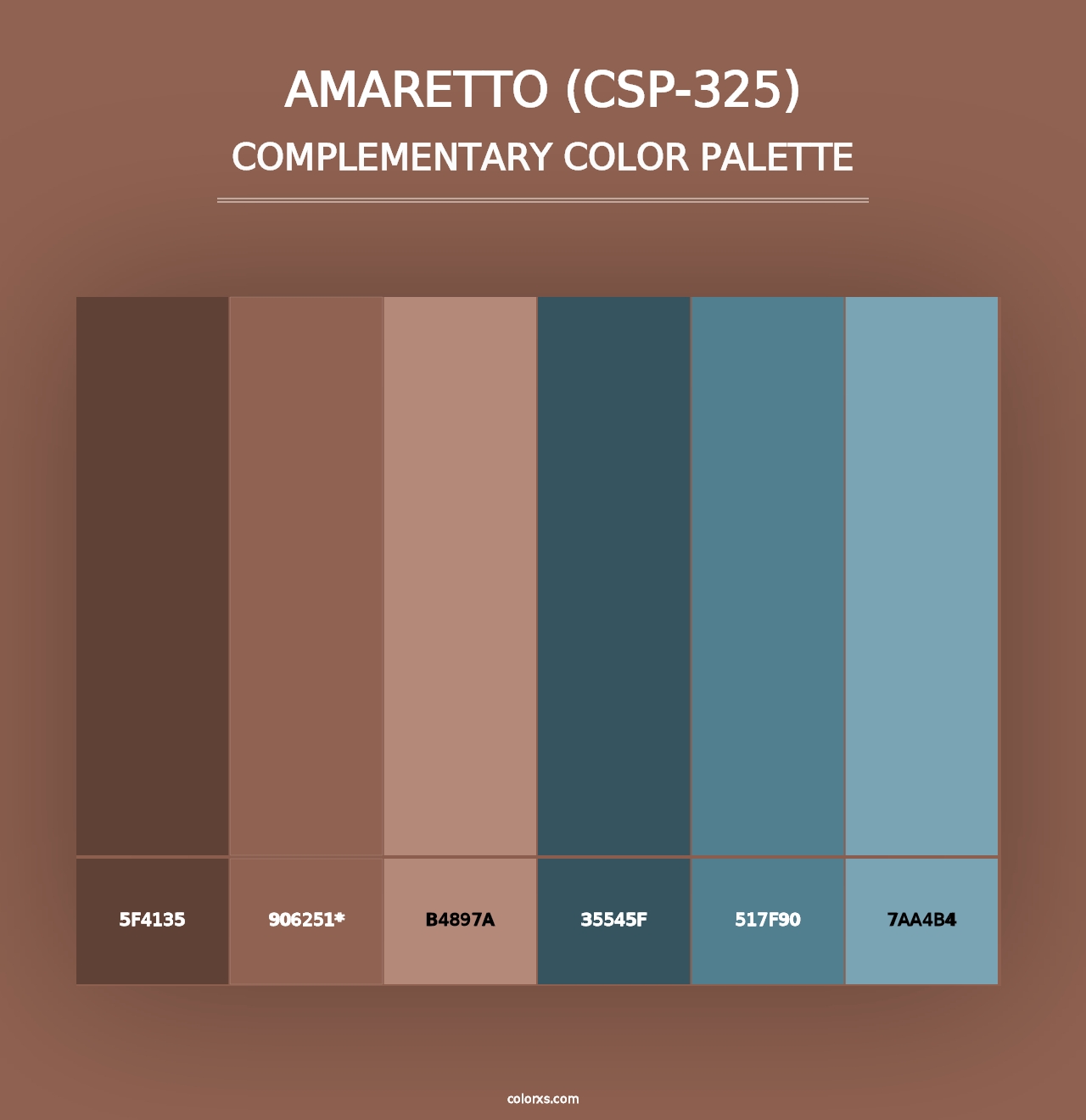 Amaretto (CSP-325) - Complementary Color Palette