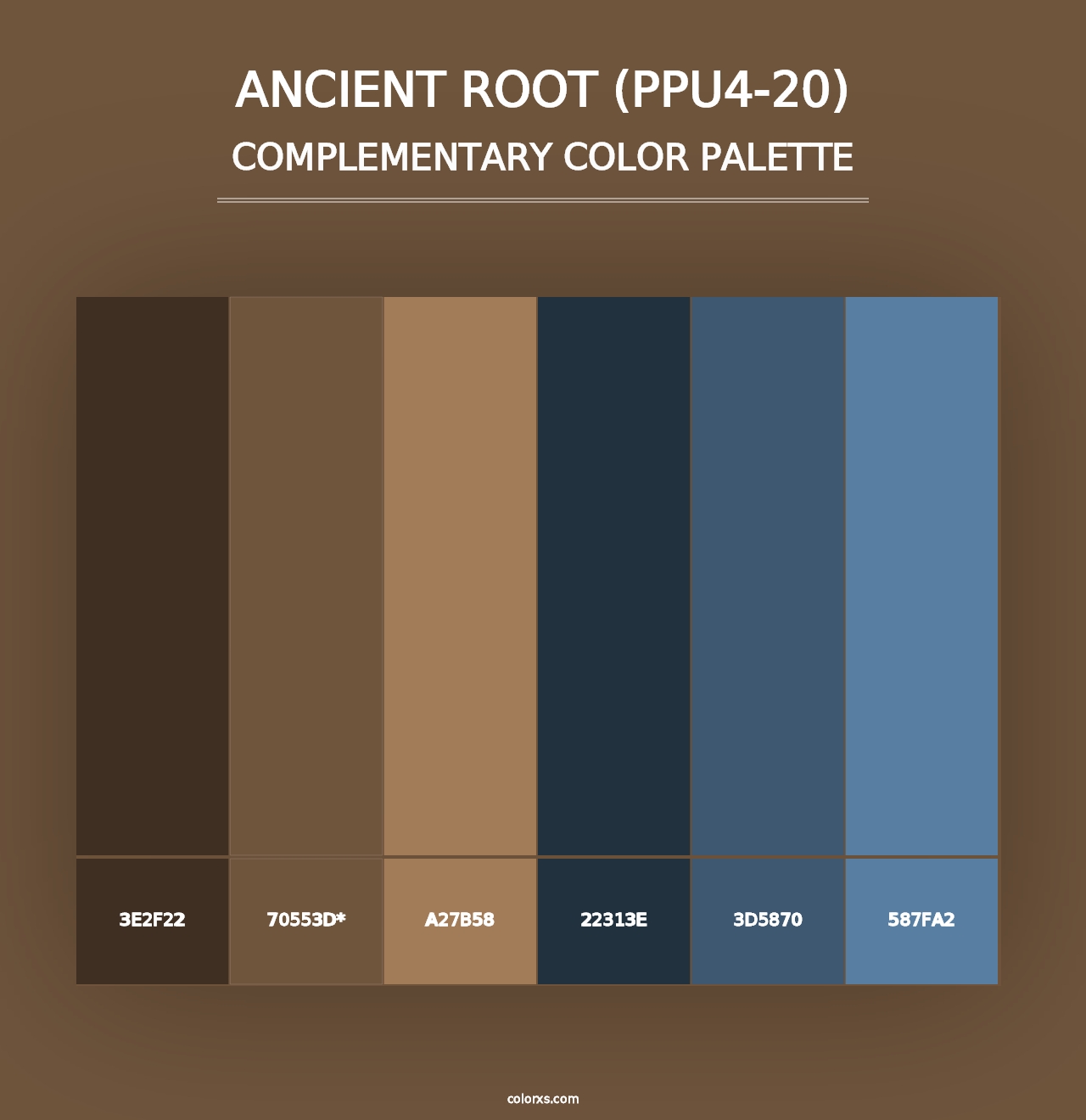 Ancient Root (PPU4-20) - Complementary Color Palette