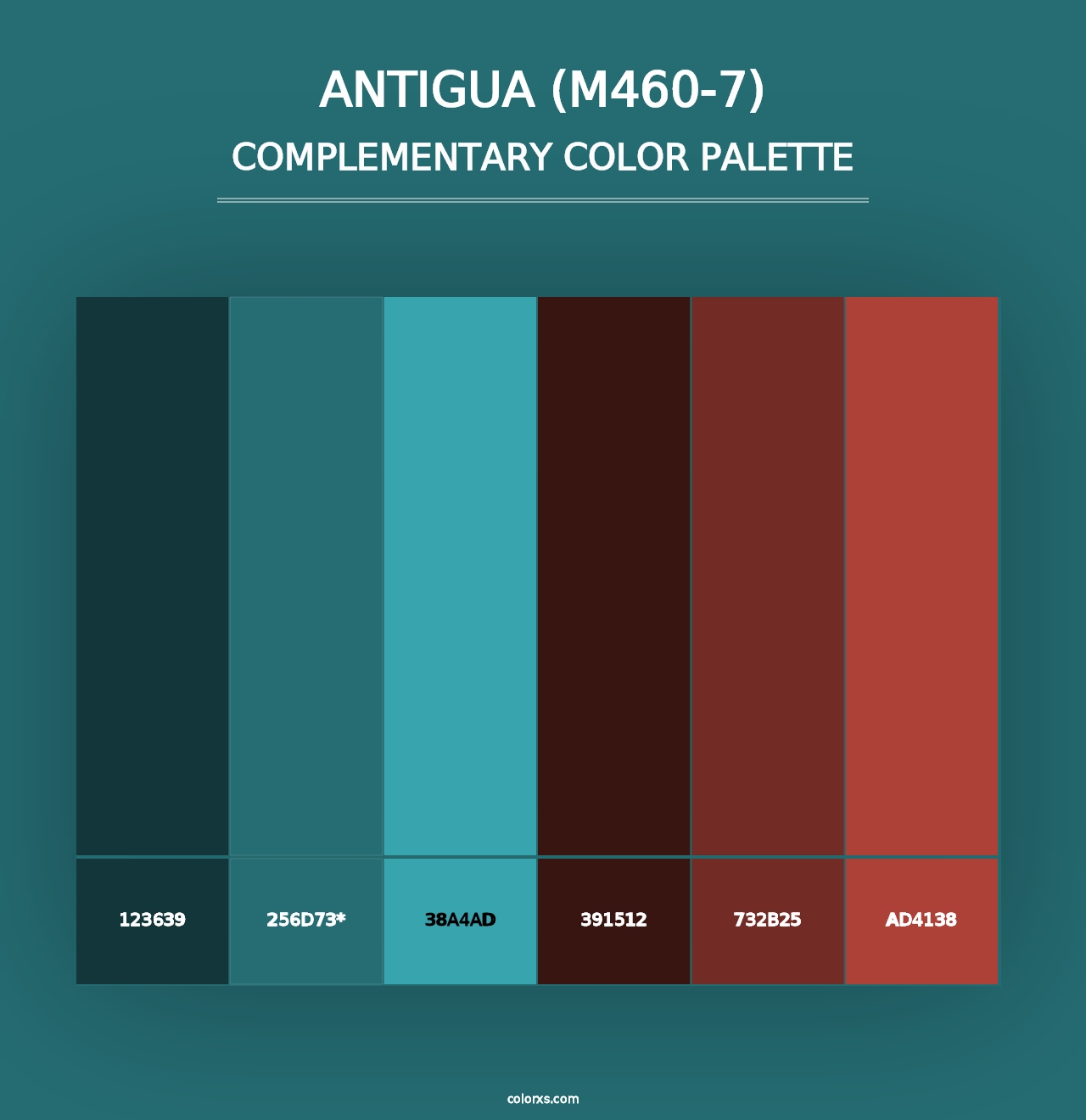 Antigua (M460-7) - Complementary Color Palette