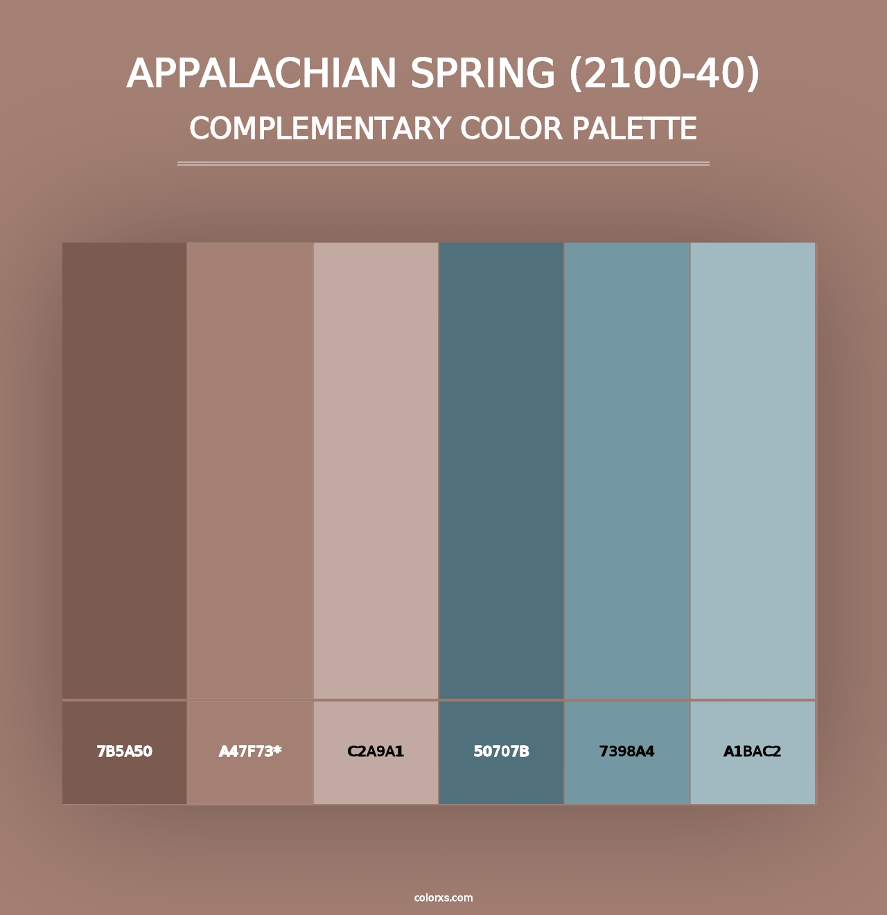 Appalachian Spring (2100-40) - Complementary Color Palette