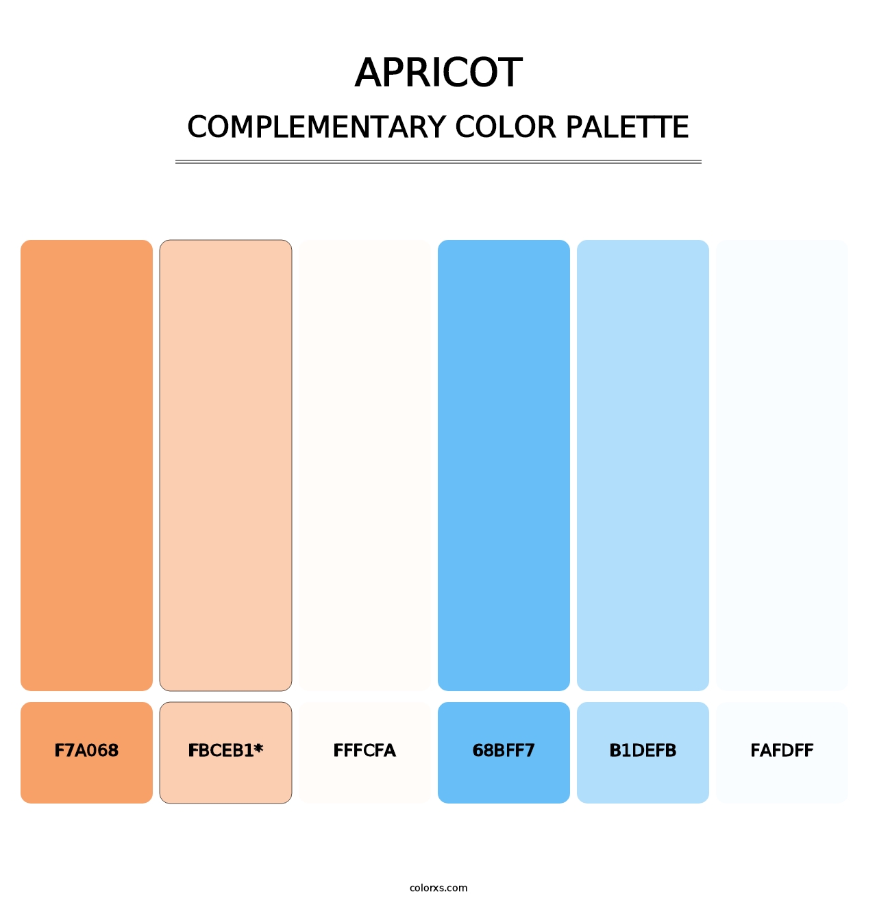 Apricot - Complementary Color Palette
