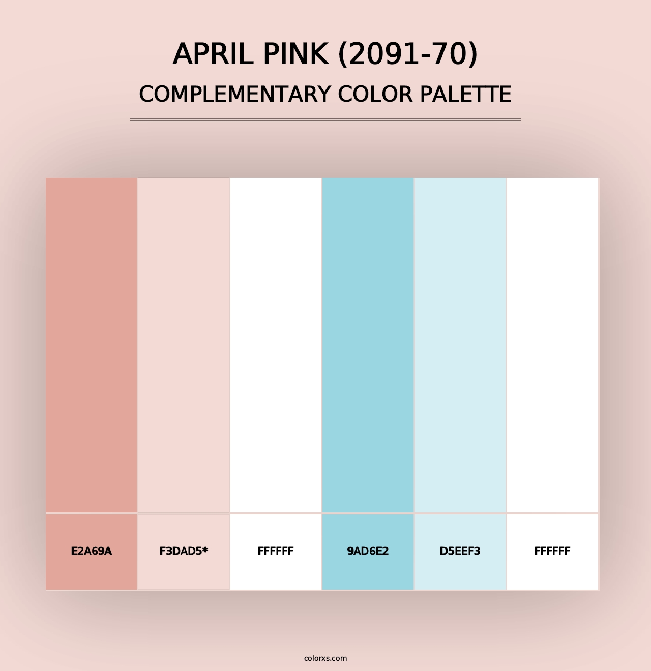 April Pink (2091-70) - Complementary Color Palette