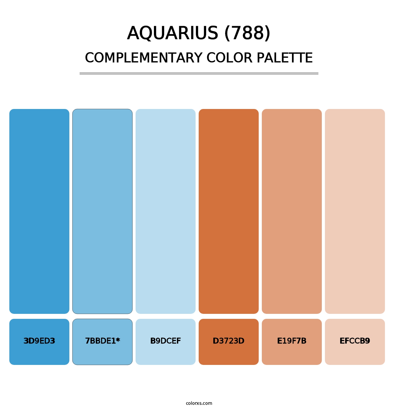 Aquarius (788) - Complementary Color Palette