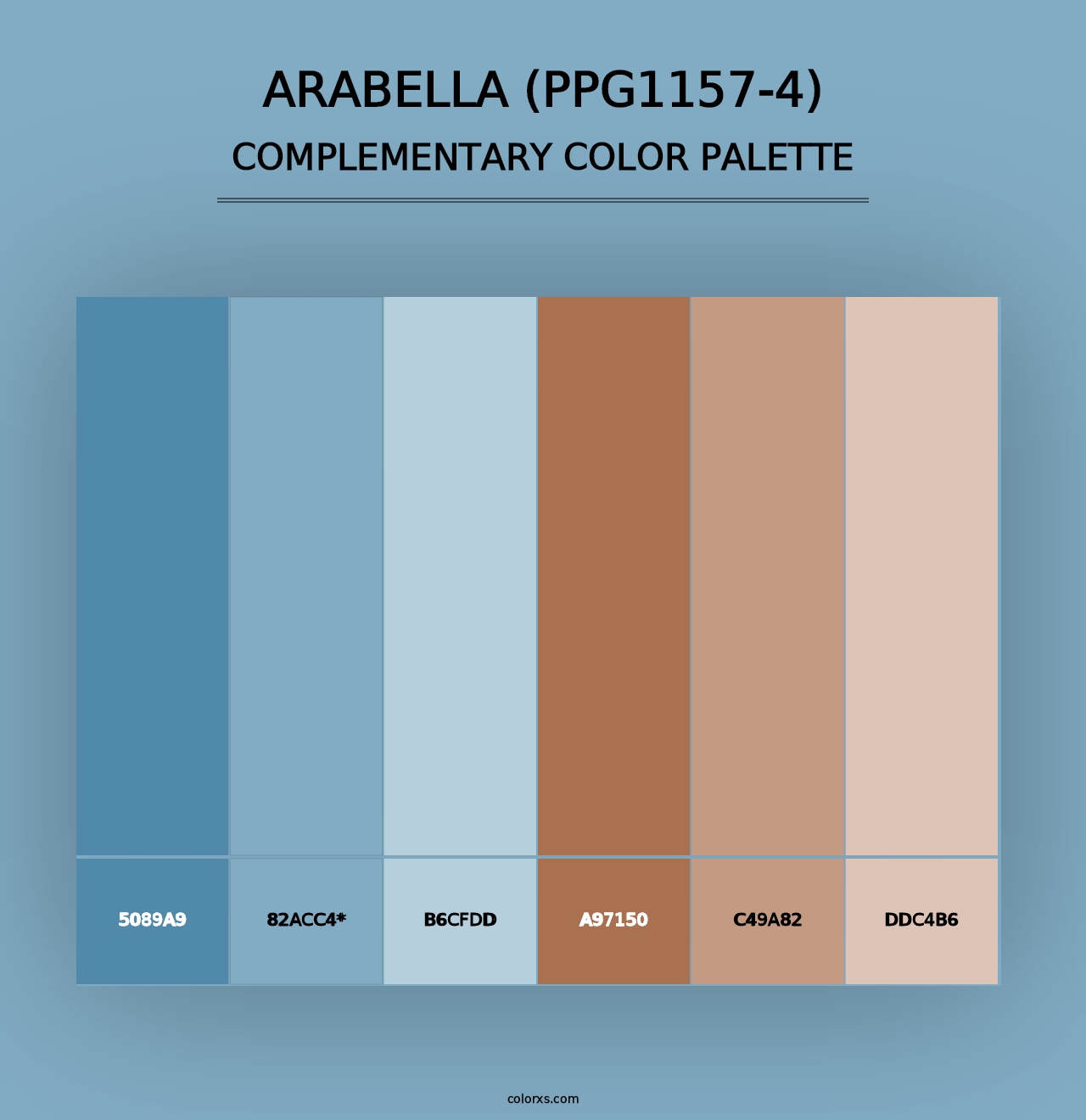 Arabella (PPG1157-4) - Complementary Color Palette