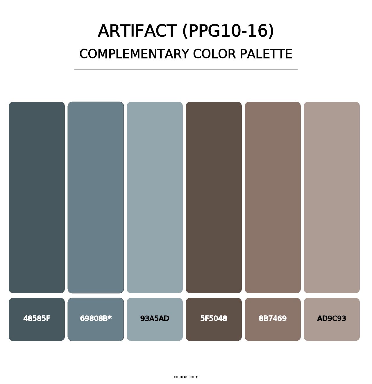 Artifact (PPG10-16) - Complementary Color Palette