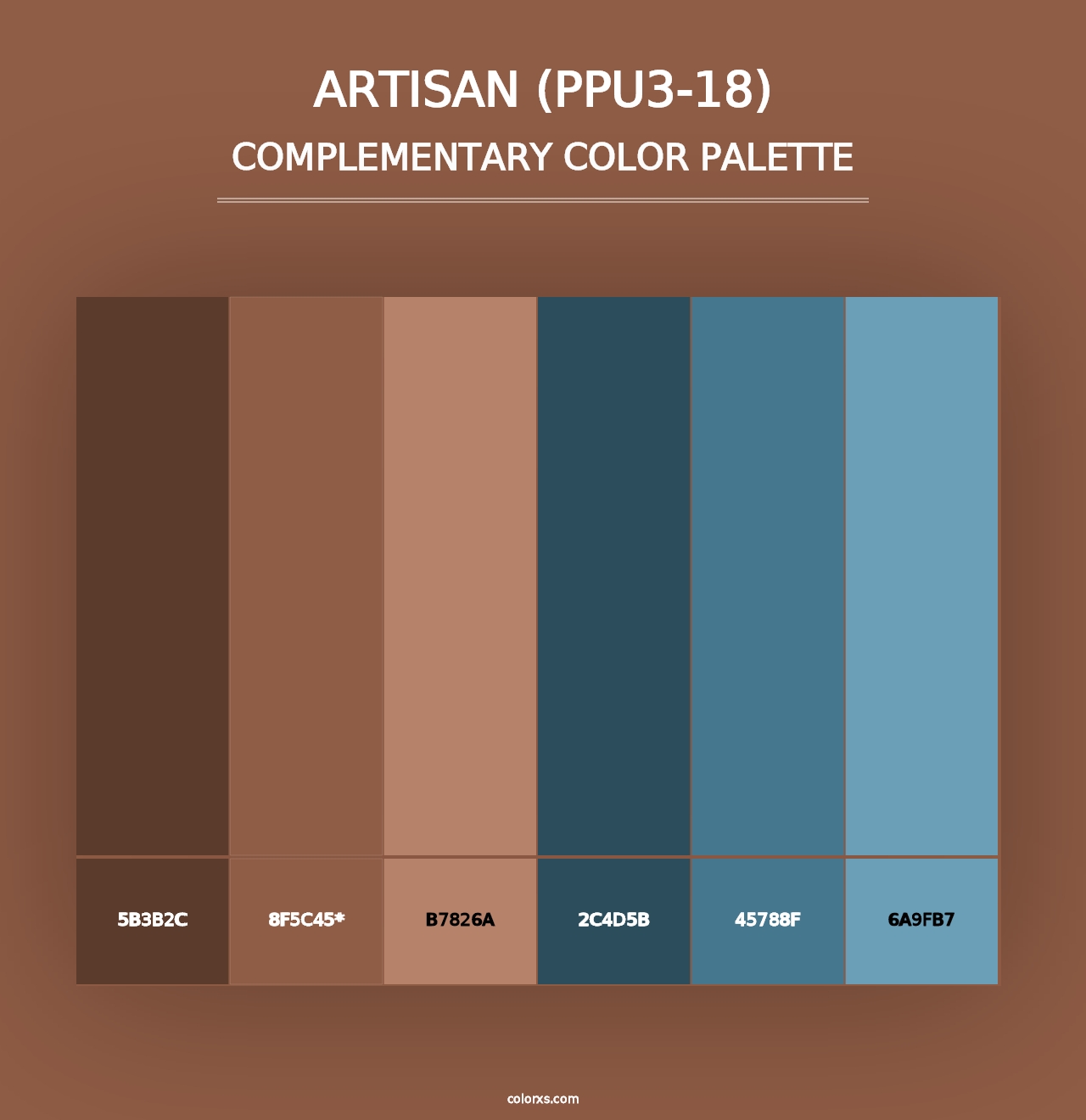 Artisan (PPU3-18) - Complementary Color Palette