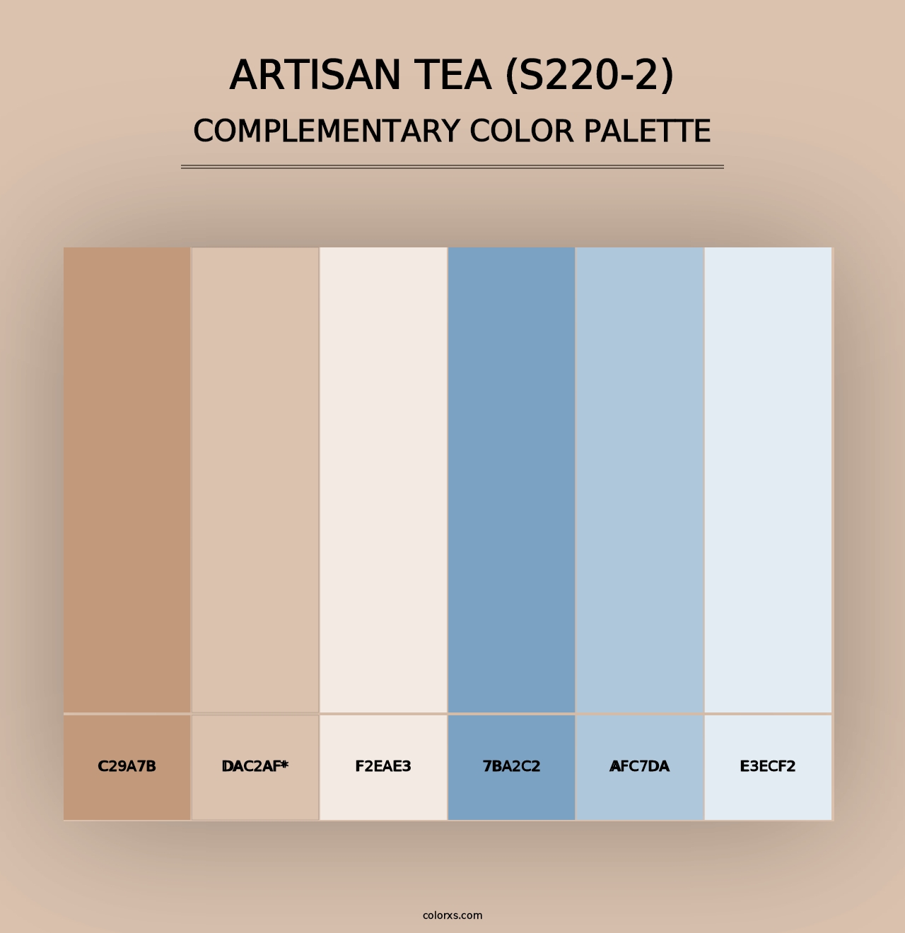 Artisan Tea (S220-2) - Complementary Color Palette