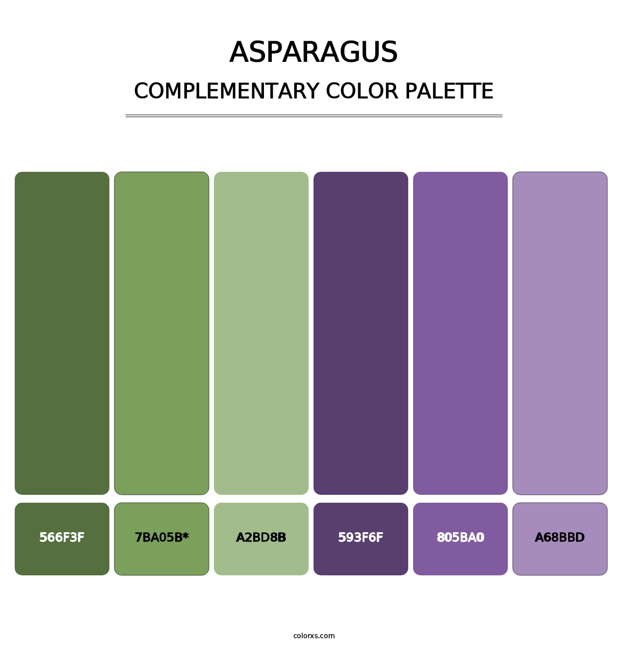 Asparagus - Complementary Color Palette