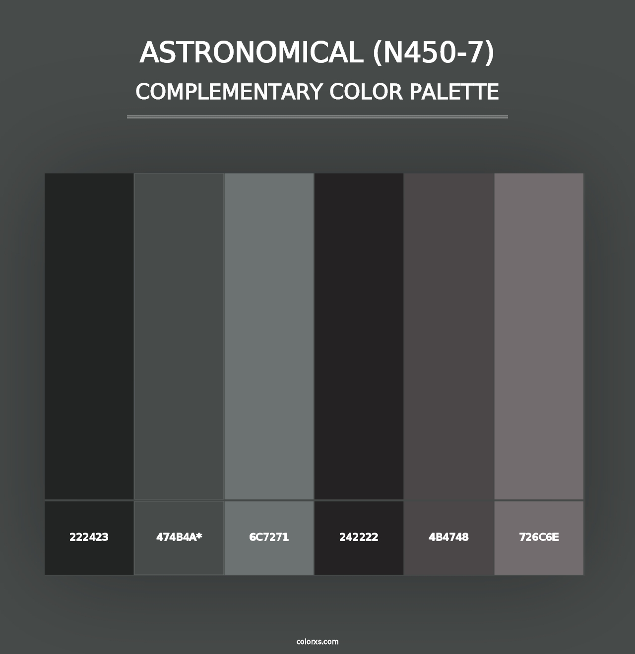 Astronomical (N450-7) - Complementary Color Palette