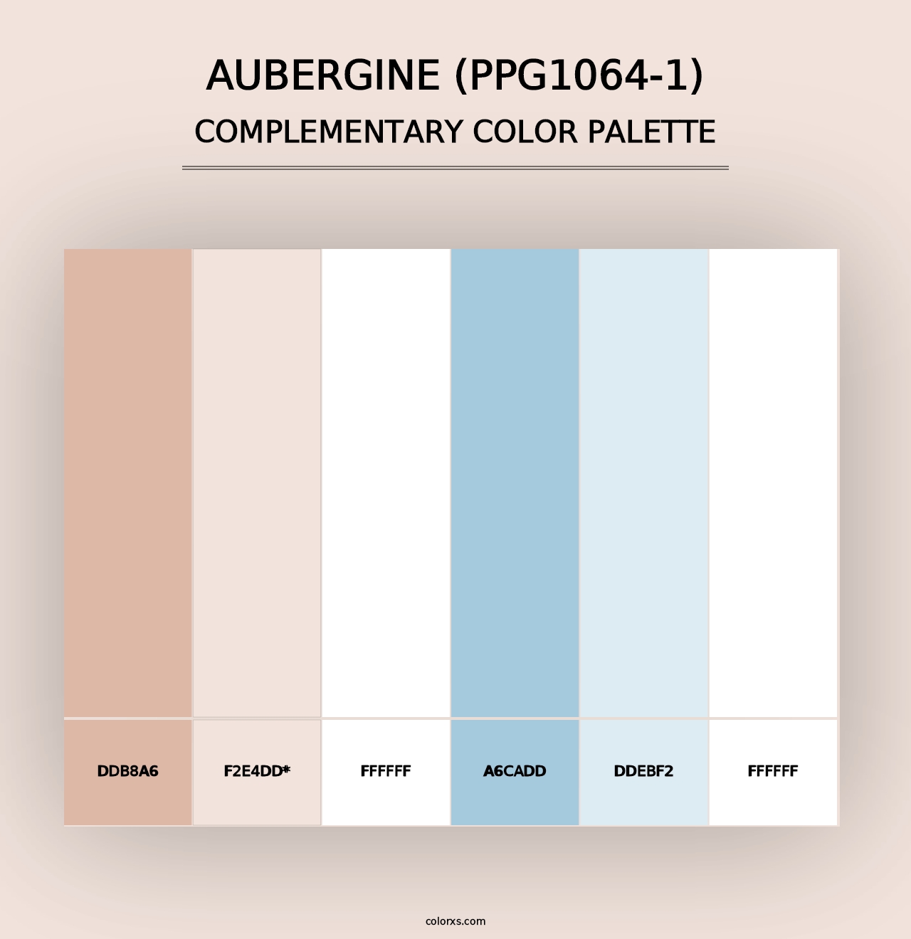 Aubergine (PPG1064-1) - Complementary Color Palette