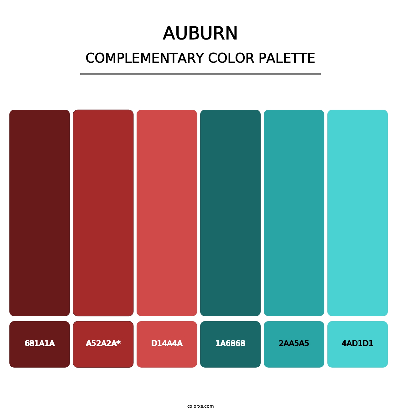 Auburn - Complementary Color Palette