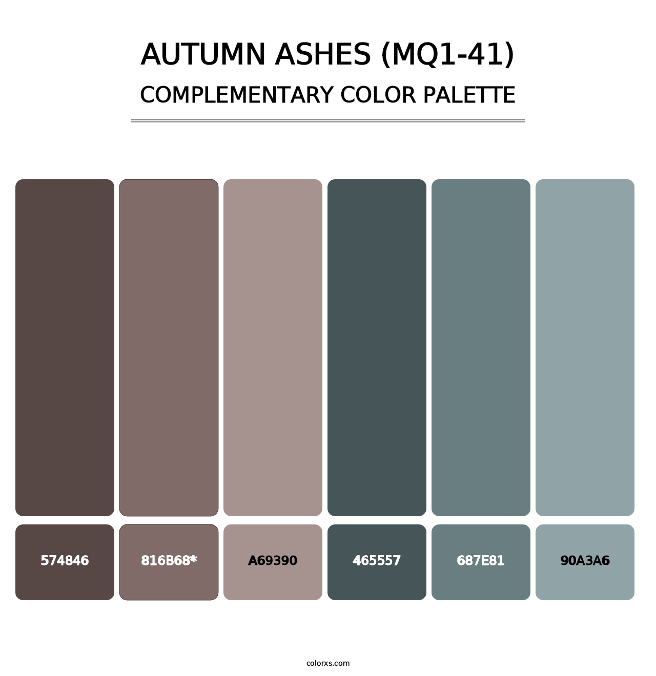 Autumn Ashes (MQ1-41) - Complementary Color Palette