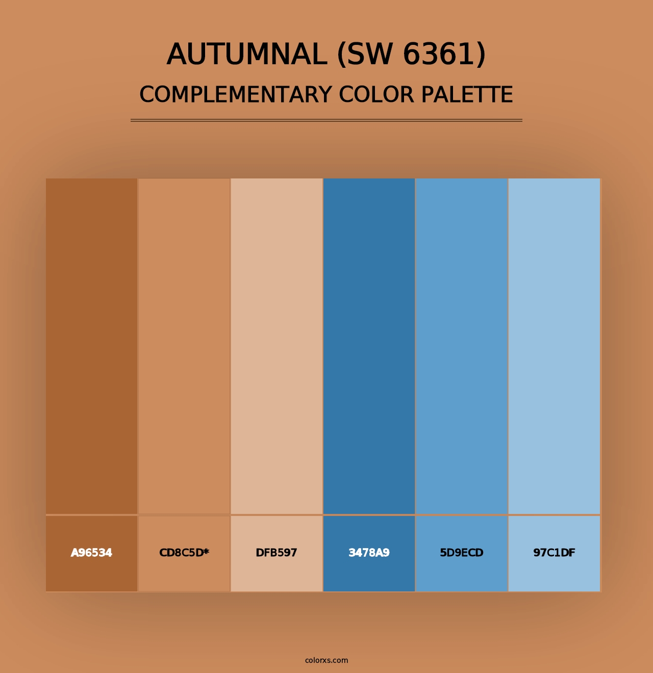 Autumnal (SW 6361) - Complementary Color Palette