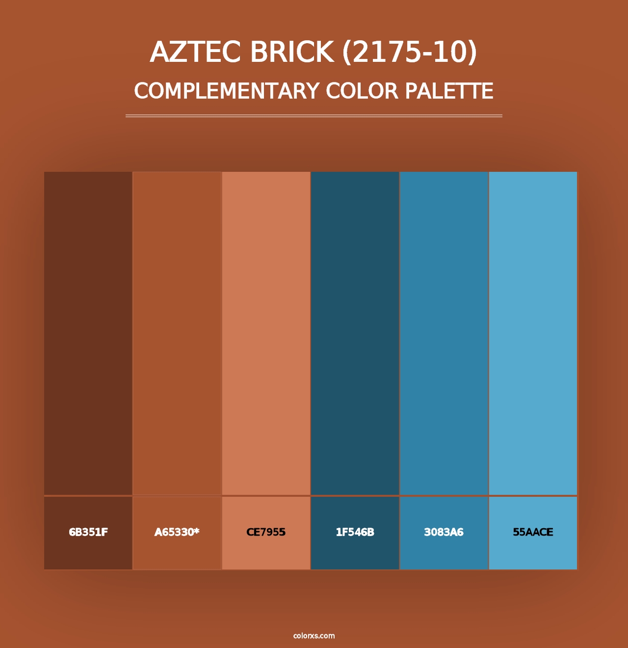 Aztec Brick (2175-10) - Complementary Color Palette