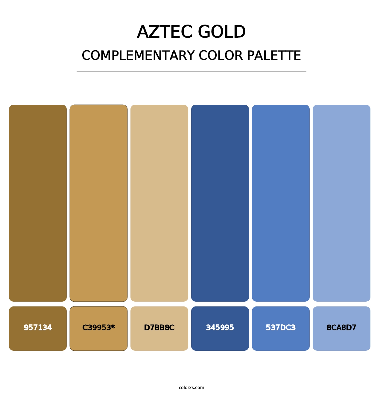 Aztec Gold - Complementary Color Palette