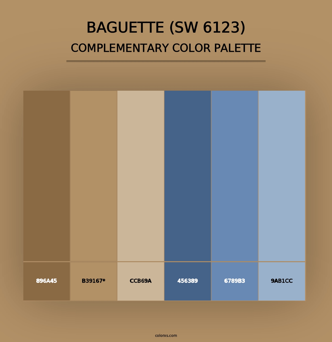 Baguette (SW 6123) - Complementary Color Palette