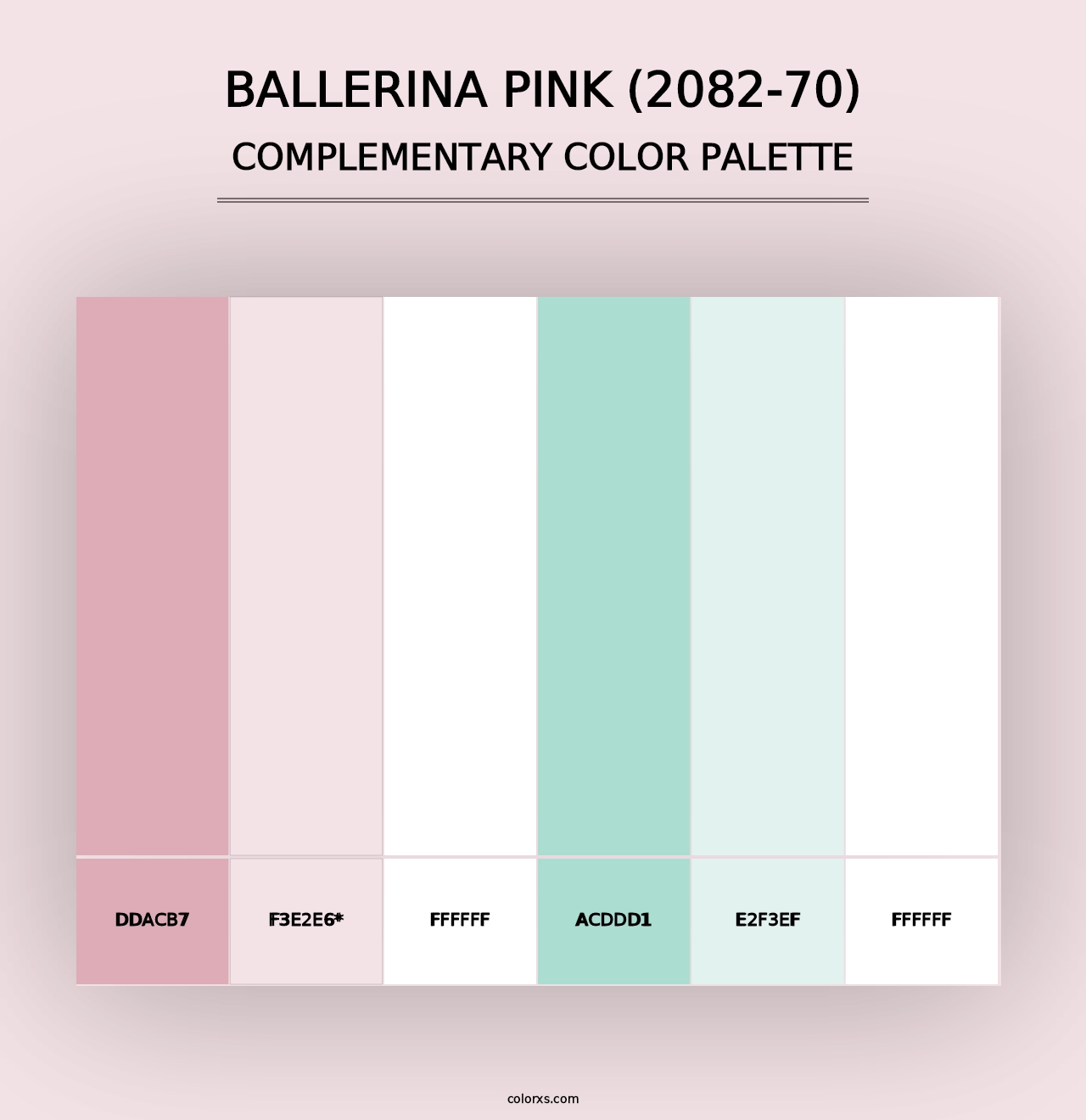 Ballerina Pink (2082-70) - Complementary Color Palette