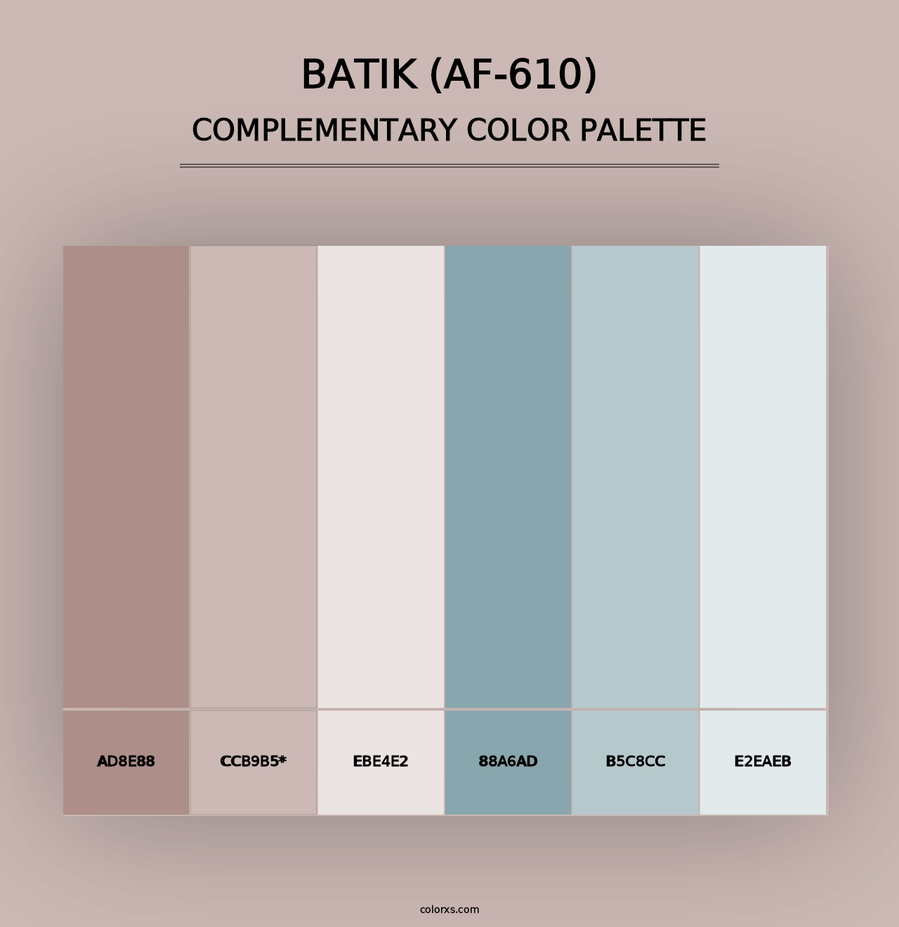 Batik (AF-610) - Complementary Color Palette