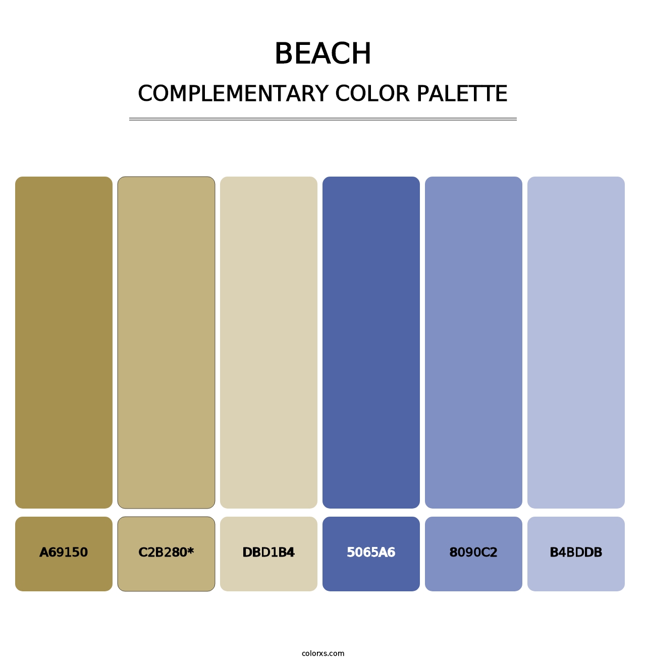 Beach - Complementary Color Palette