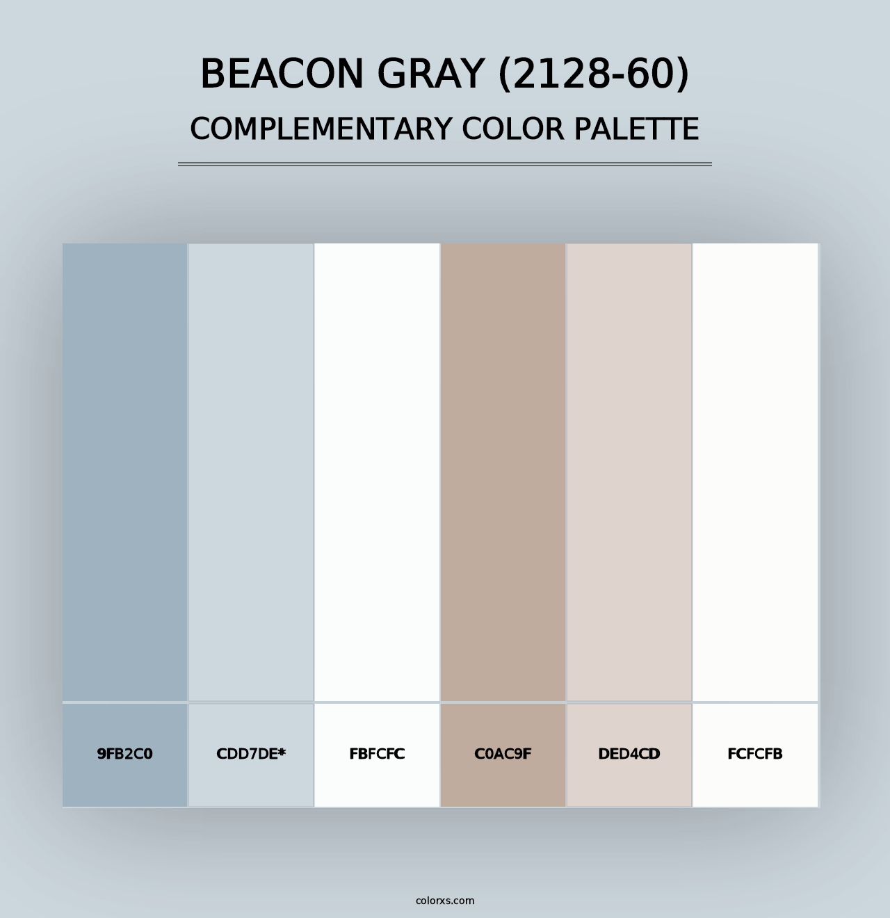 Beacon Gray (2128-60) - Complementary Color Palette