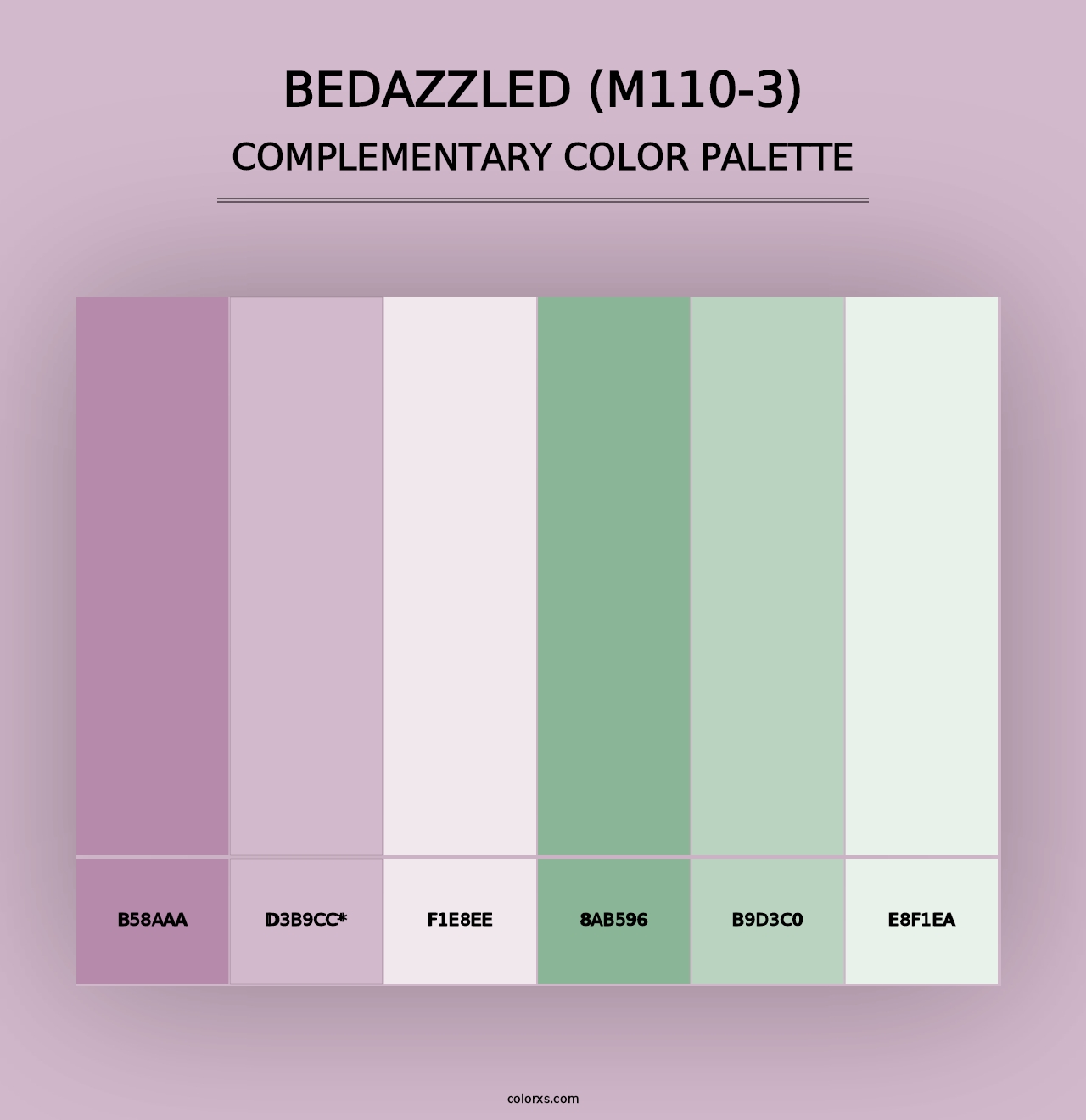 Bedazzled (M110-3) - Complementary Color Palette