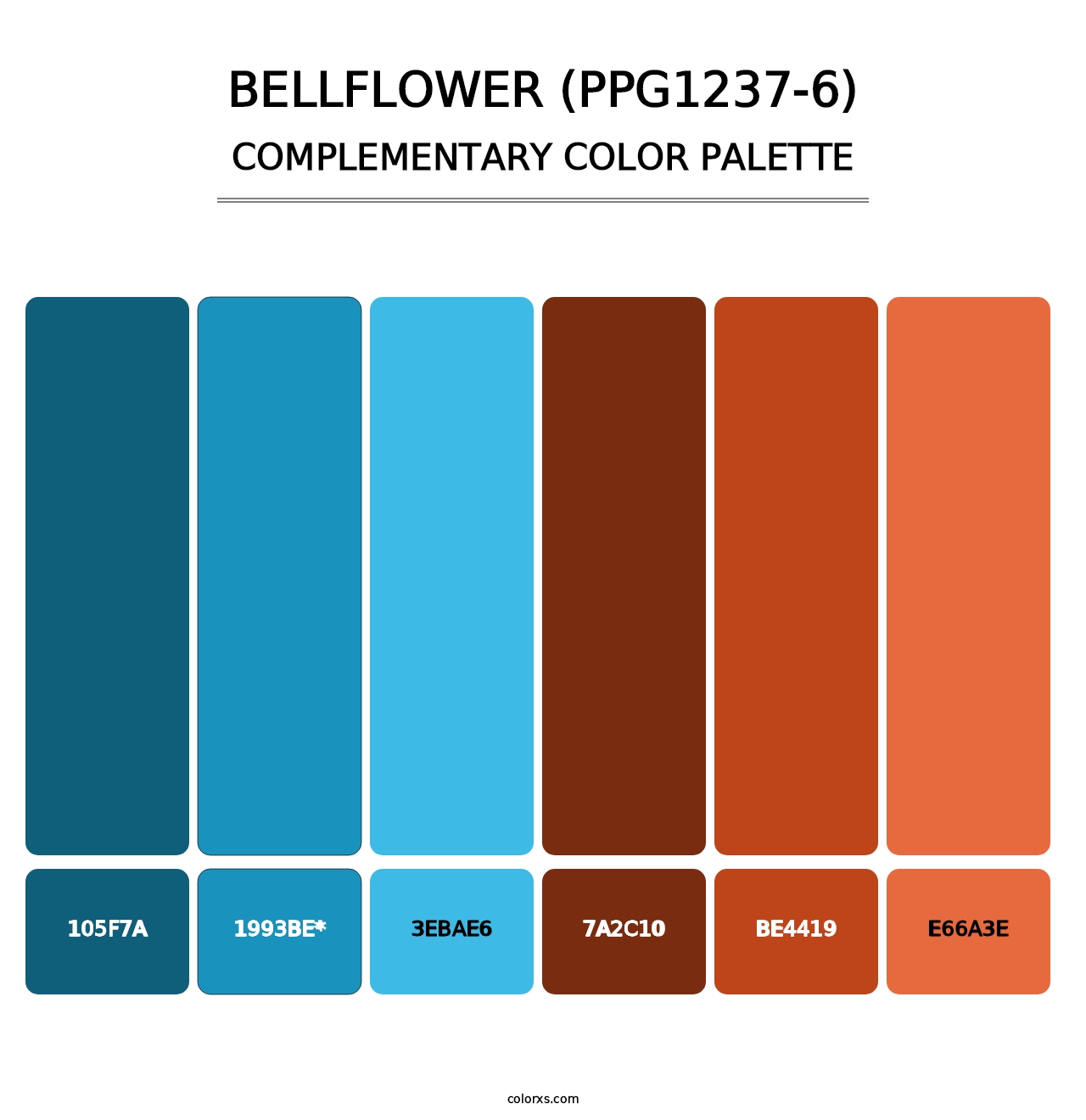 Bellflower (PPG1237-6) - Complementary Color Palette