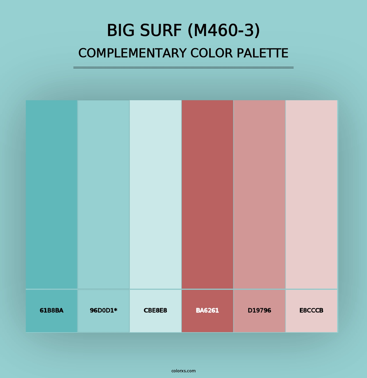 Big Surf (M460-3) - Complementary Color Palette