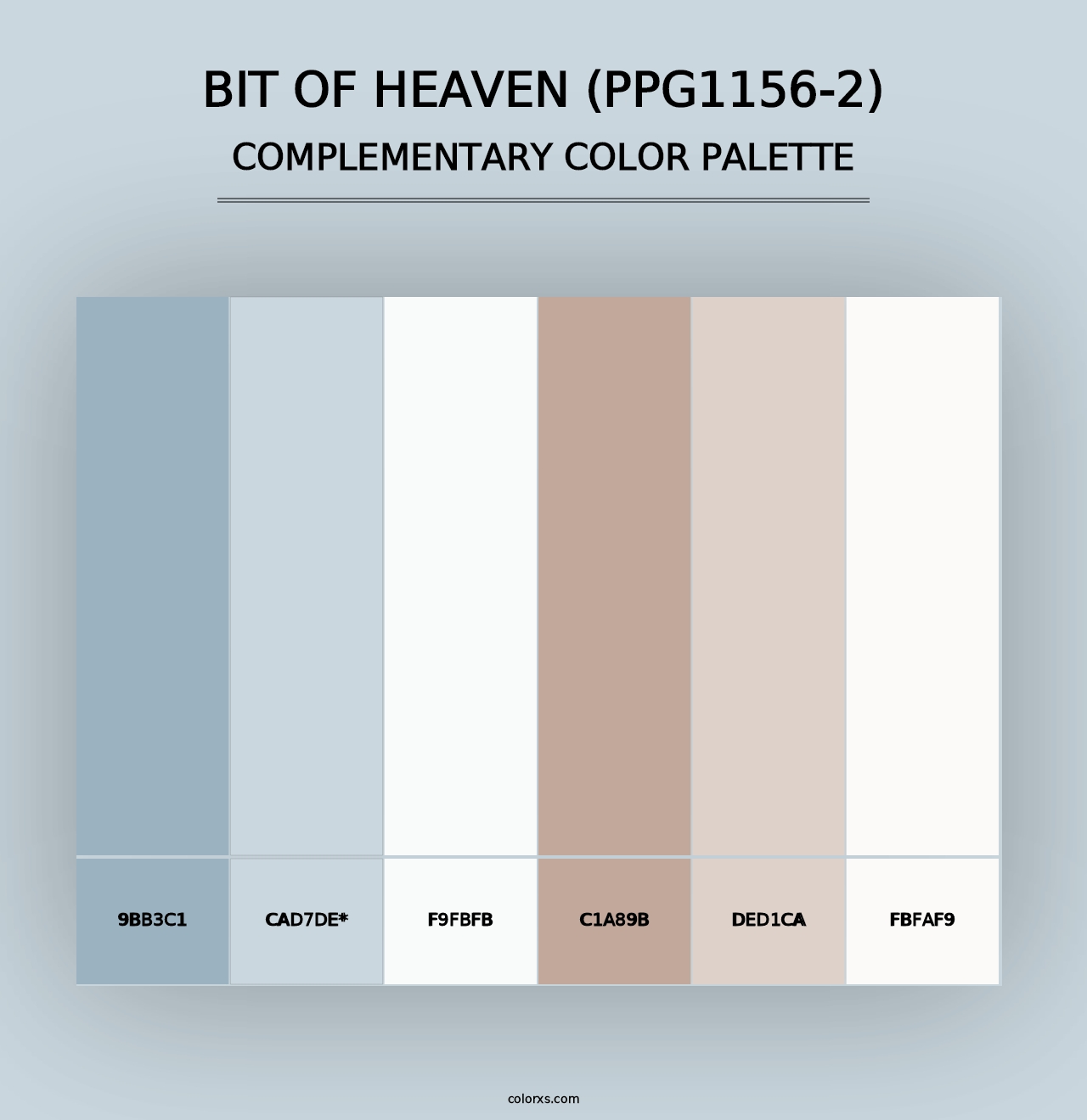 Bit Of Heaven (PPG1156-2) - Complementary Color Palette